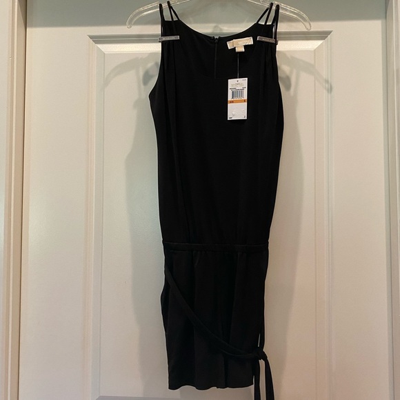 Michael Kors Black Romper Sleeveless NWT size S - Picture 1 of 4